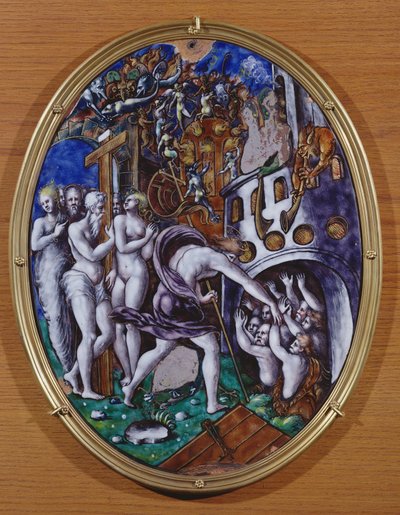 La Discesa di Cristo nel Limbo, 1557 da Leonard Limosin